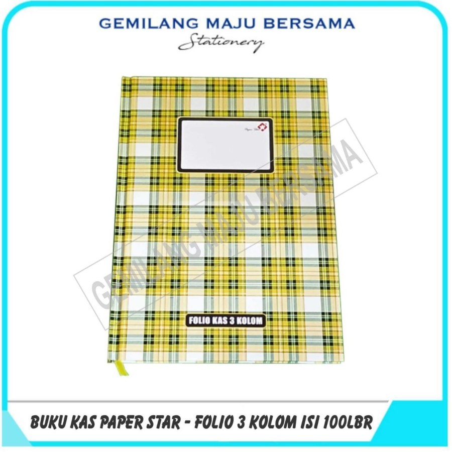 

Buku Kas Folio 100lb 3 Kolom