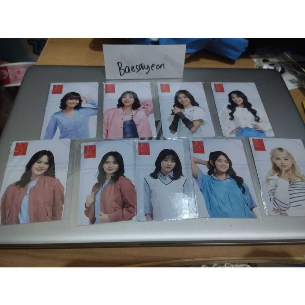 official merch pc photocard JKT48 J TRUST BANK ZEE MARSHA FREYA GRACIA SHANI ADEL CHRISTY FENI