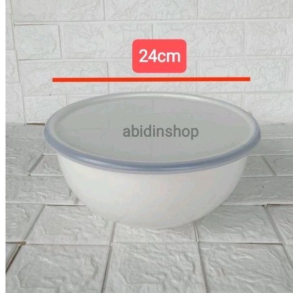 PANCI/MANGKOK JUMBO/BOWL SET /MANGKUK UK24CM/WADAH SAYUR/WADAH ES CAMPUR/BAHAN ENAMEL sisa EKSPOR