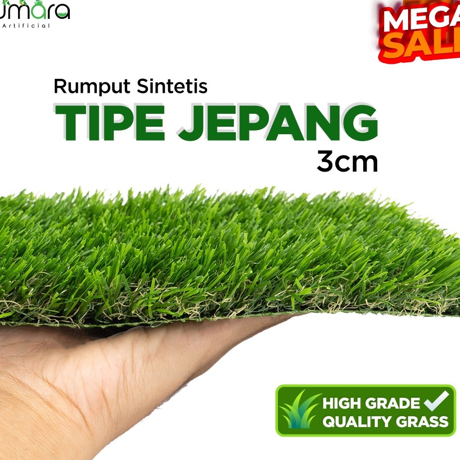 GROSIR Rumput Sintetis Jepang 3 cm