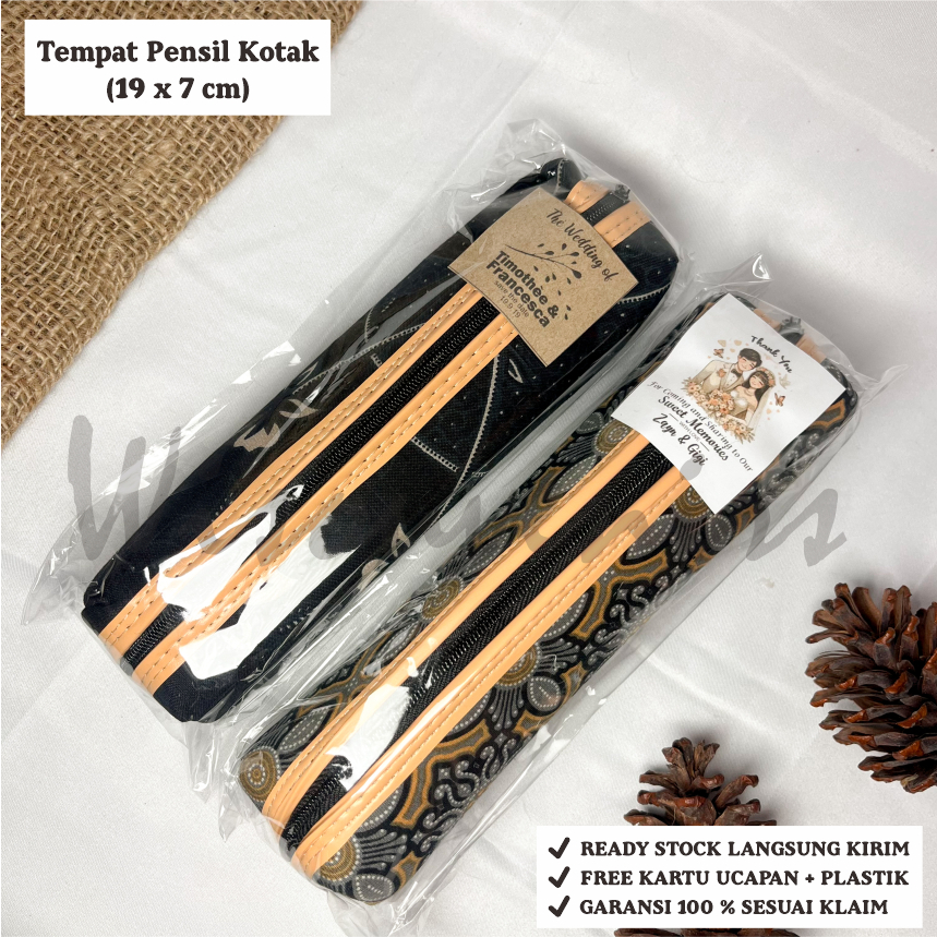 

Souvenir Tempat Pensil Batik Kotak Part 1