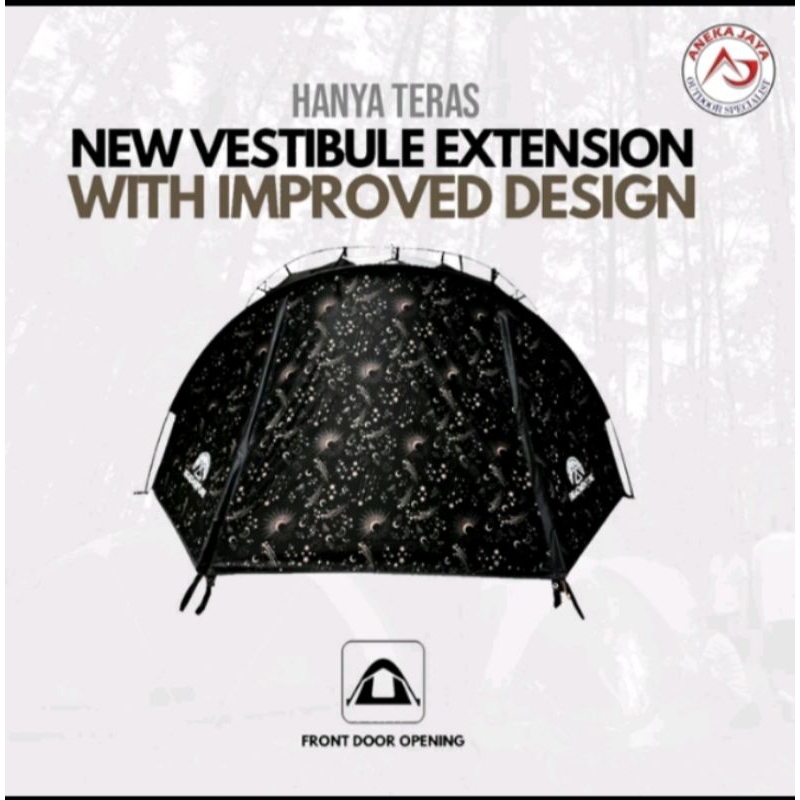 VESTIBULE EXTENSION TAMBORA 2P NIGHT SKY BIG ADVENTURE (HANYA TERAS)