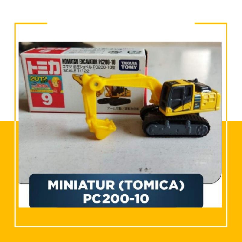 KOMATSU / MINIATUR TOMICA KOMATSU BULLDOZER D155AX-6 / MINIATUR / MINIATUR BULLDOZER