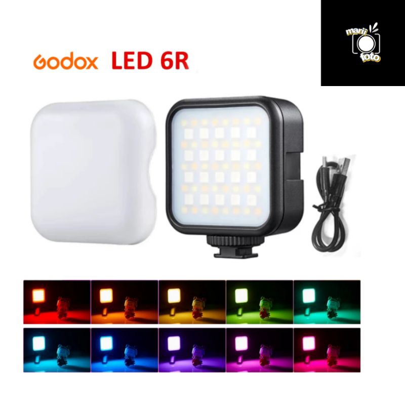 GODOX LED 6R Litemons RGB Pocket LED Vidio Light - GODOX LED 6R