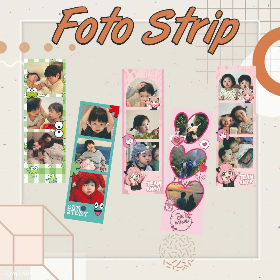 CETAK PHOTOSTRIP CUSTOM(10 STRIP 30 FOTO)