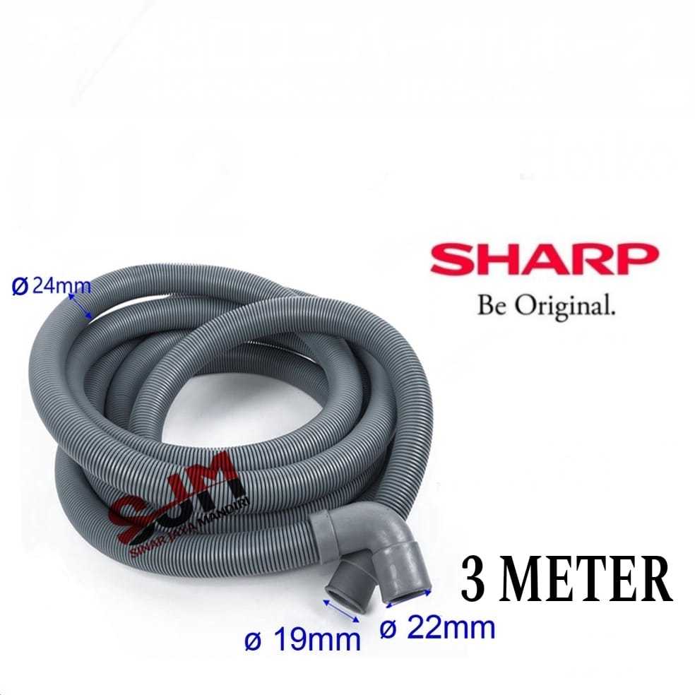 Selang Pembuangan Mesin Cuci Sharp Front Loading 3 Meter