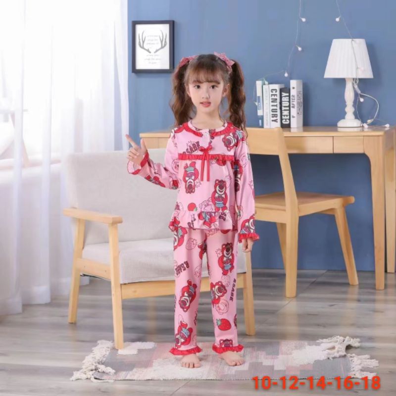 SETELAN BAJU TIDUR ANAK BABYDOLL PP
