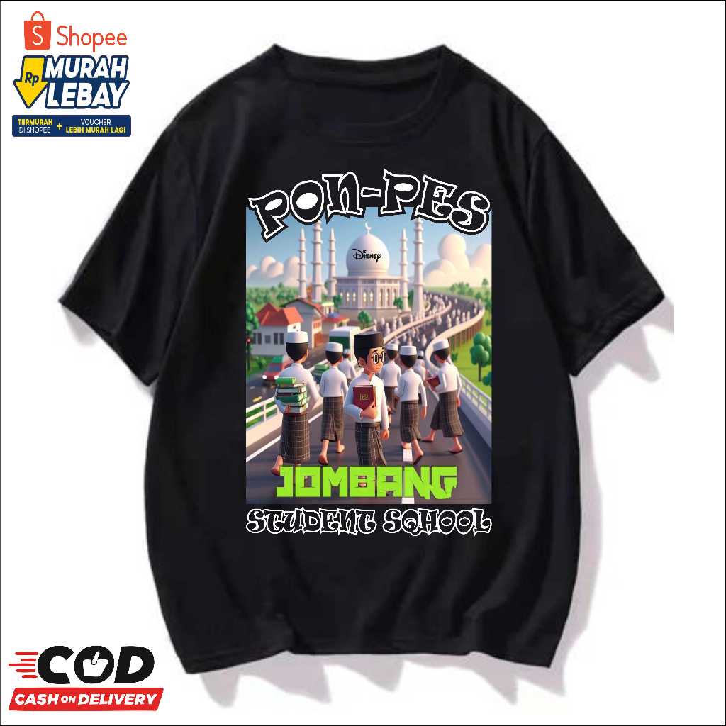 KAOS PESANTREN PONPES JOMBANG/ SANTRI LIRBOYO/SANTRI TEBU IRENG/SANTRI GONTOR DISTRO TERBARU 2024