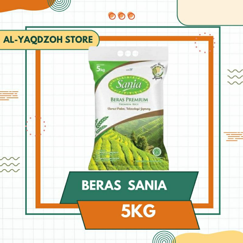 

Beras Premium | SANIA | Netto 5 Kg