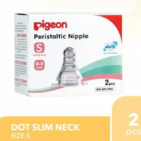 Dot Pigeon Peristaltic Nipple size S M L Y isi3 Neck Slim | Dot Pengganti Botol Pigeon Slimneck Isi 