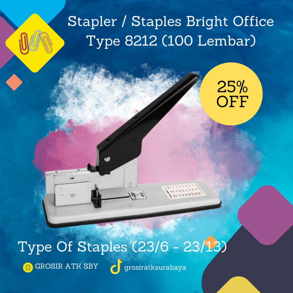 

Stapler / Staples Series Bright Office Type 8212