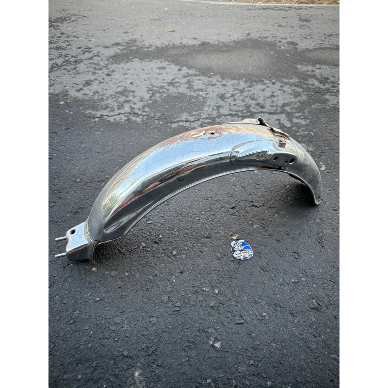 Slebor CB 125 original crome ulang
