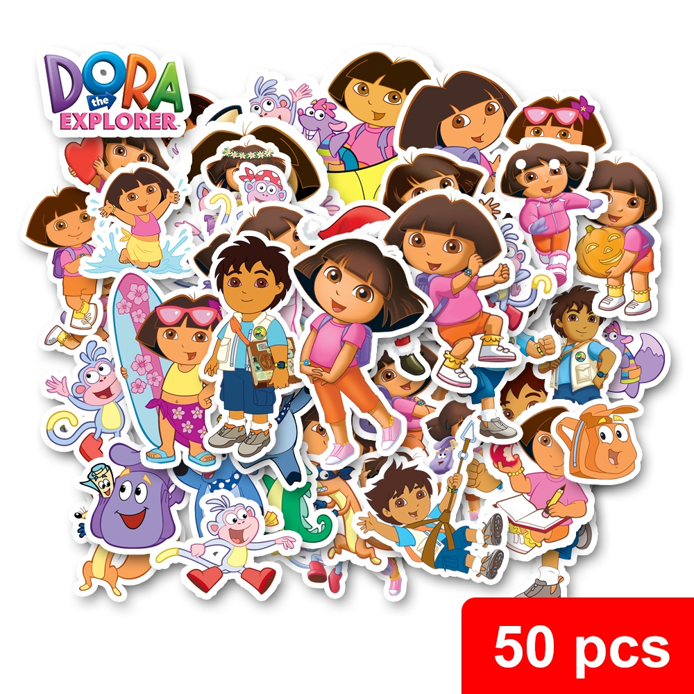 

stiker dora the explorer I stiker dora and boots I stiker lucu anti air