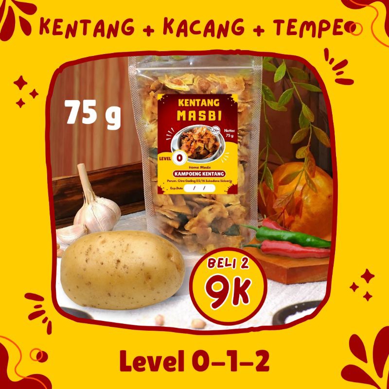 

KENTANG MASBI 75 GRAM LEVEL 0/1/2