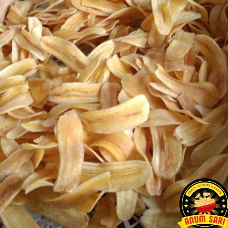 

Keripik Pisang Asin Gurih Original 25 Gram Anum Sari