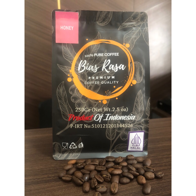 

Kopi Arabica Honey - Bias Rasa Kemasan 250 Gram