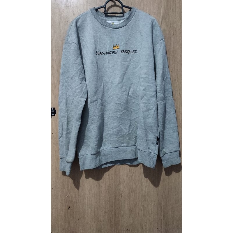 Crewneck Jean Michel Basquait (JMB) size L fit XL Abu