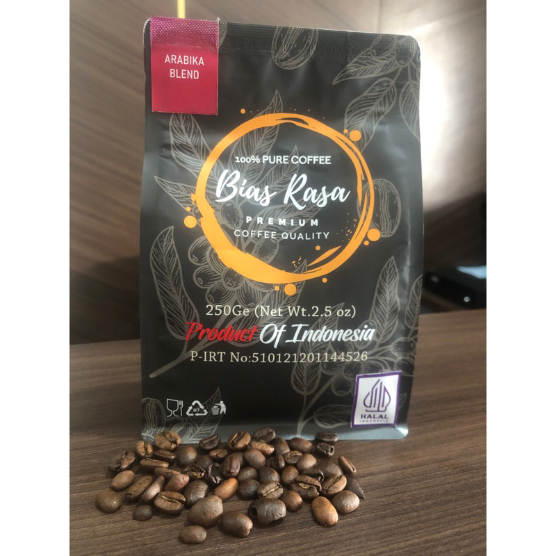 

Kopi Arabica Blend - Bias Rasa Kemasan 250 Gram