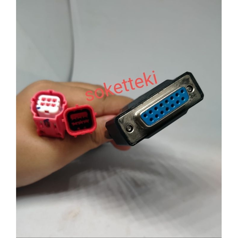 soket adaptor custom JDIAG M100 diagnosa soket euro 5 to male female pin 6