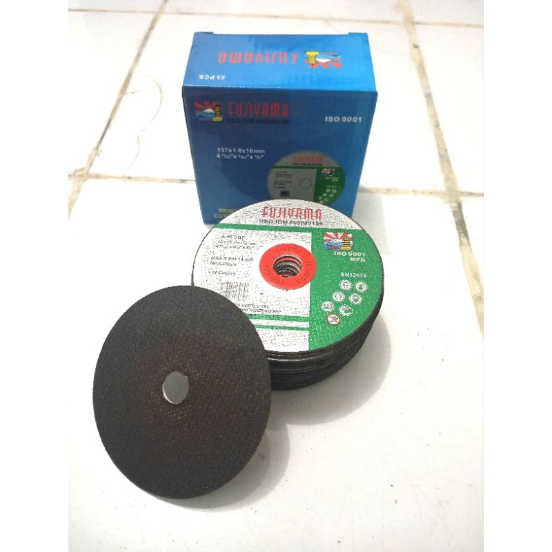 mata potong gerinda tipis besi, logam original Fujiyama
