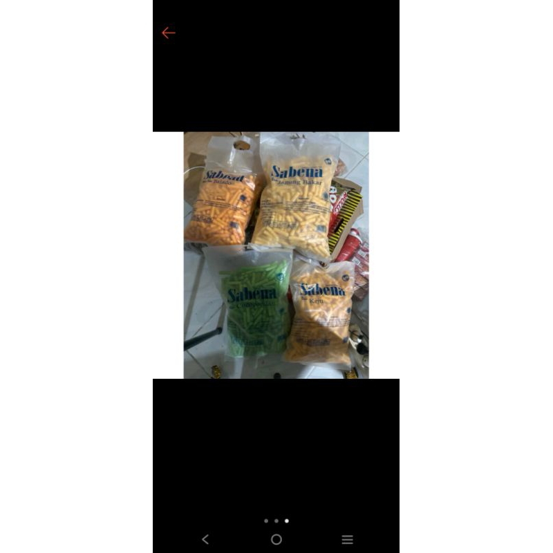 

0SABENA STIK 360g / ANEKA RASA KEJU BALADO SAPI PANGGANG JAGUNG BAKAR CEMILAN JAJANAN / KERIPIK SABENA STIK BALADO