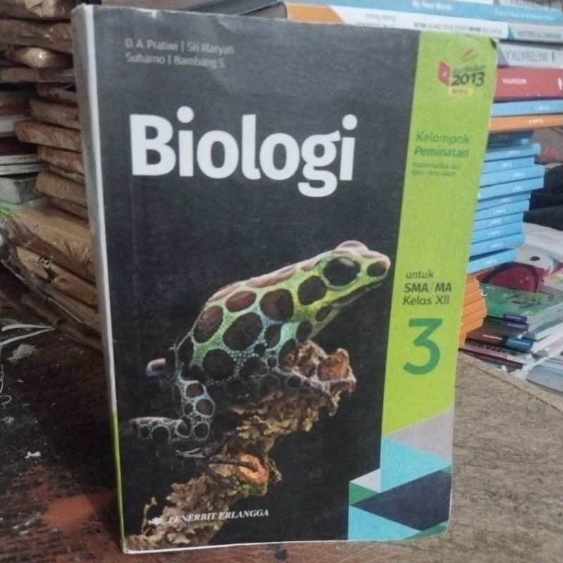 buku biologi SMA kelas 3-12 penerbit erlangga