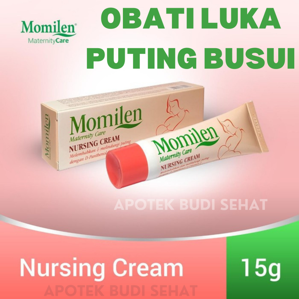 Momilen Nursing Cream 15gr Nipple Cream krim puting susu lecet Salep Luka Puting Busui Ibu Menyusui 