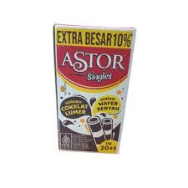 

Astor Singles Wafer Stick kemasan baru