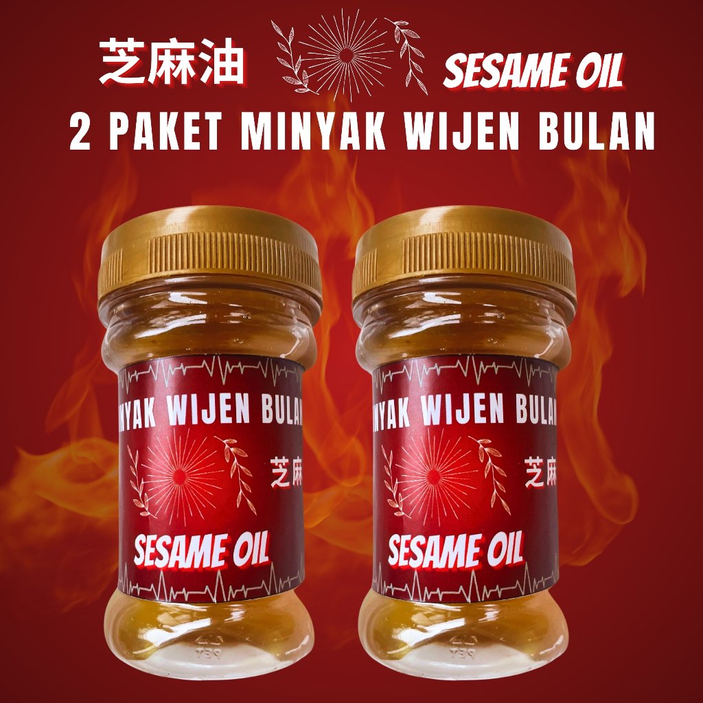 

Minyak Wijen Bulan Paket 2 Botol 150ml HALAL / Sesame Oil