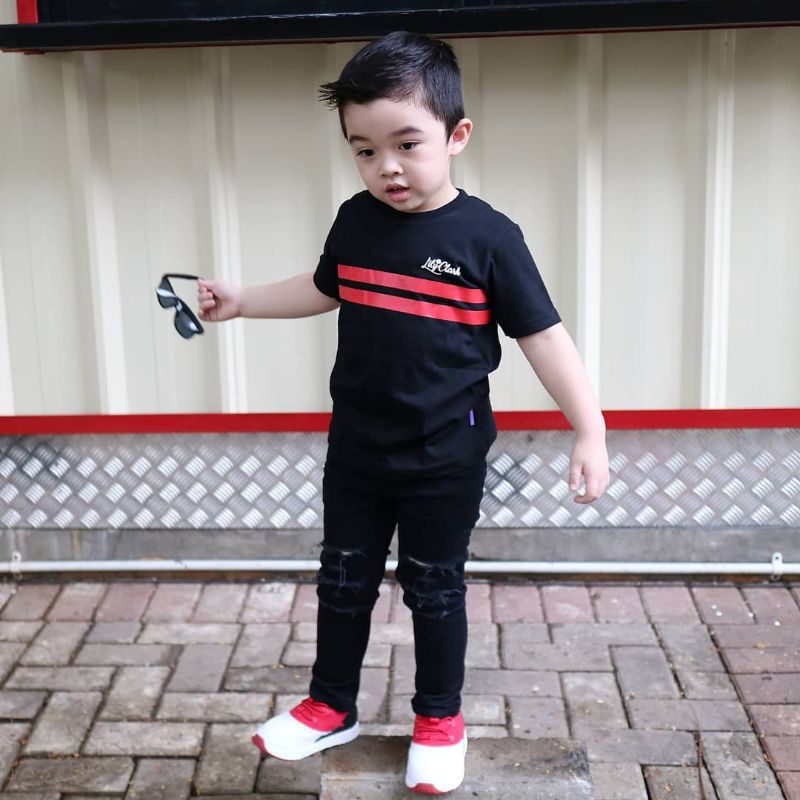 {OYWinsDenim} Celana Jeans Anak hitam sobek Premium Softjeans Strech Kids Denim Usia 8 Bulan Sampai 