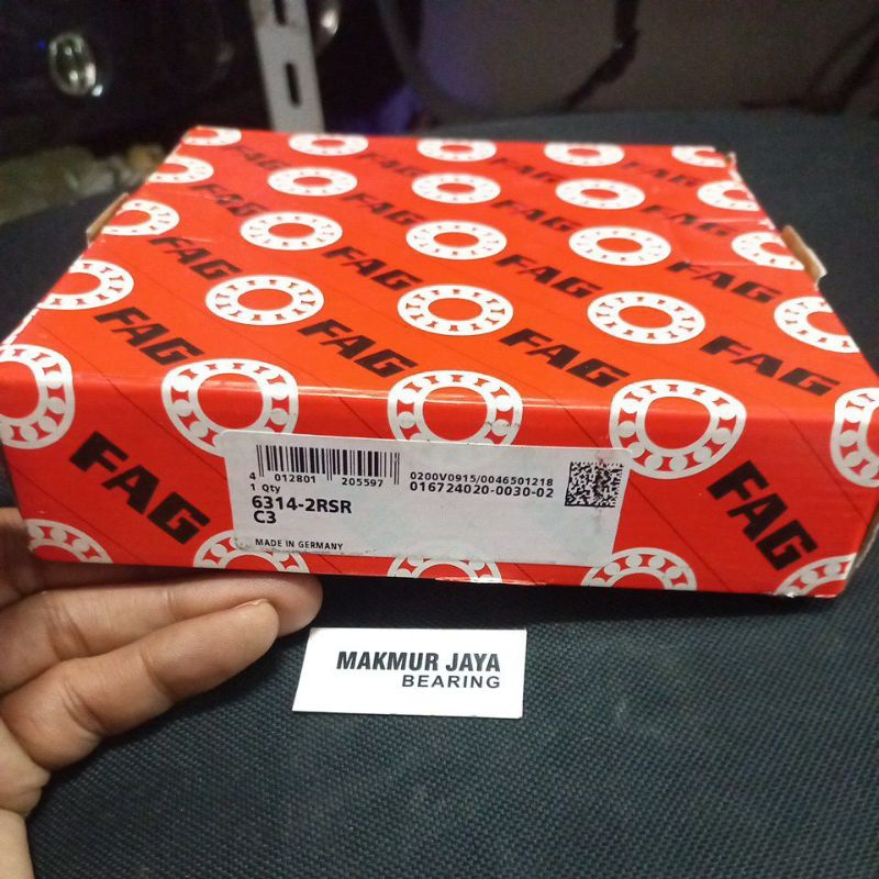 BEARING 6314 2RS C3/BEARING 6314 RS C3 FAG