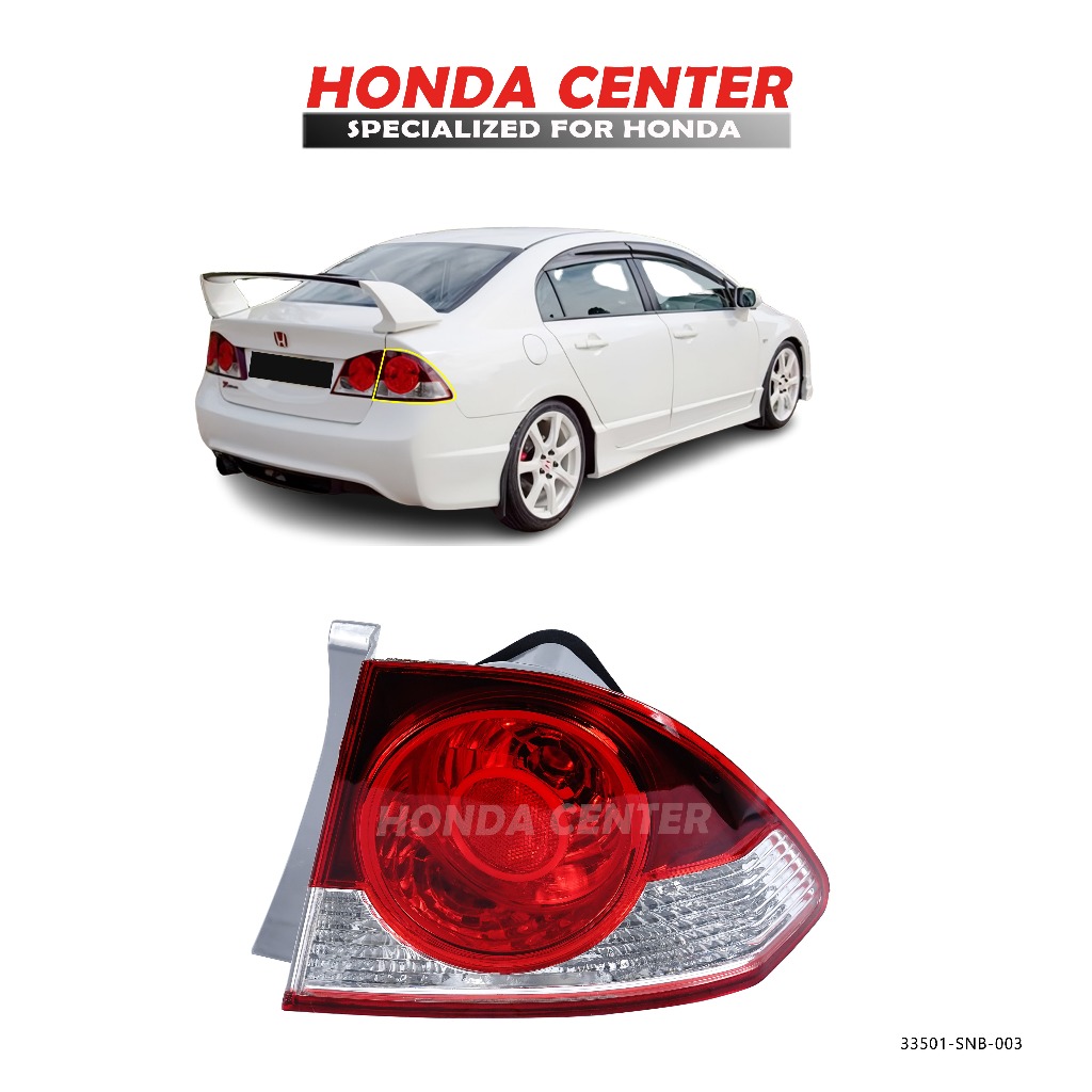 Stop Lamp Lampu Belakang Tail Lamp Civic Fd 2006 2007 2008
