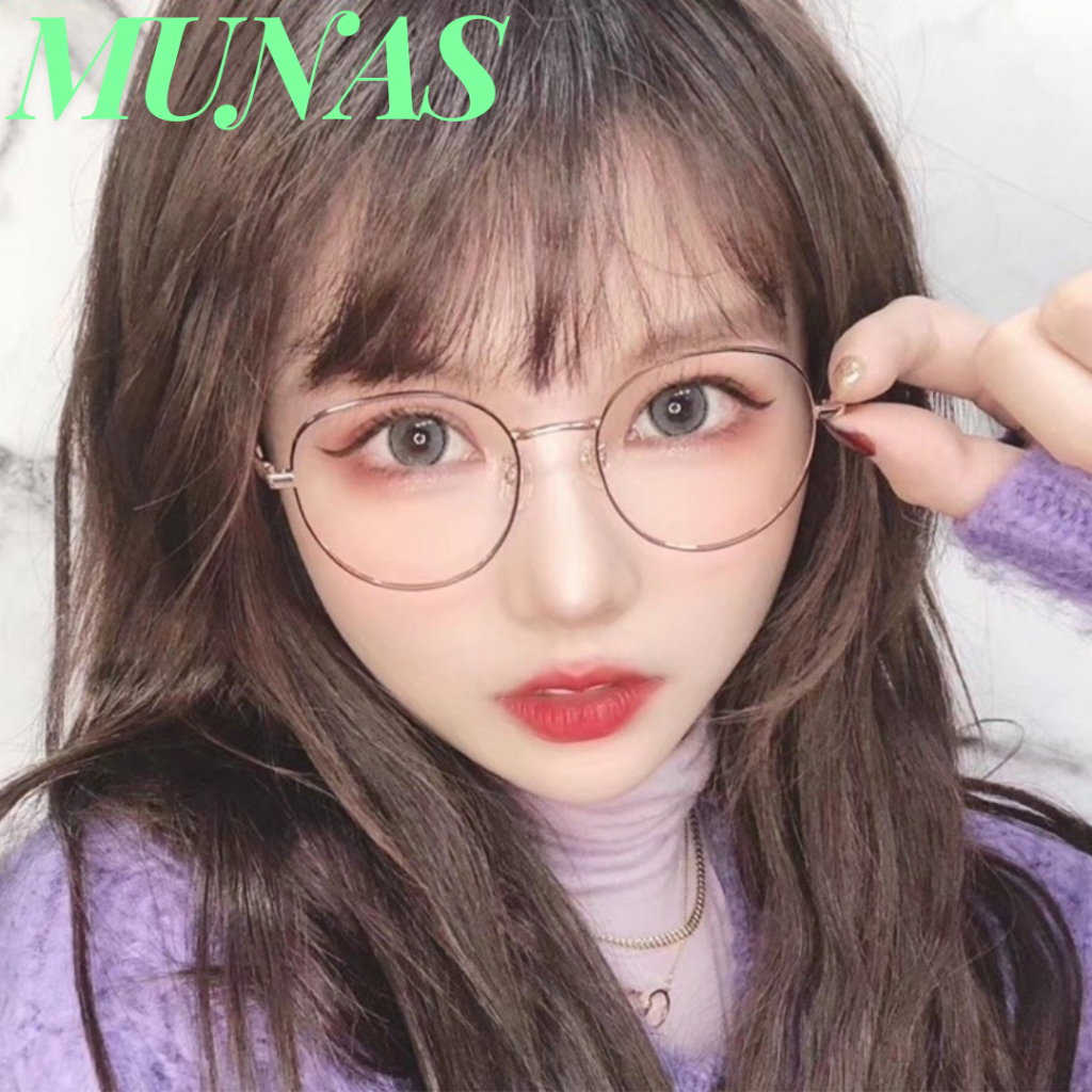 MUNAS Kacamata Photocromic Anti Radiasi 6657 Kaca Mata Wanita Pria Anti Silau Sunglasses Korean Styl