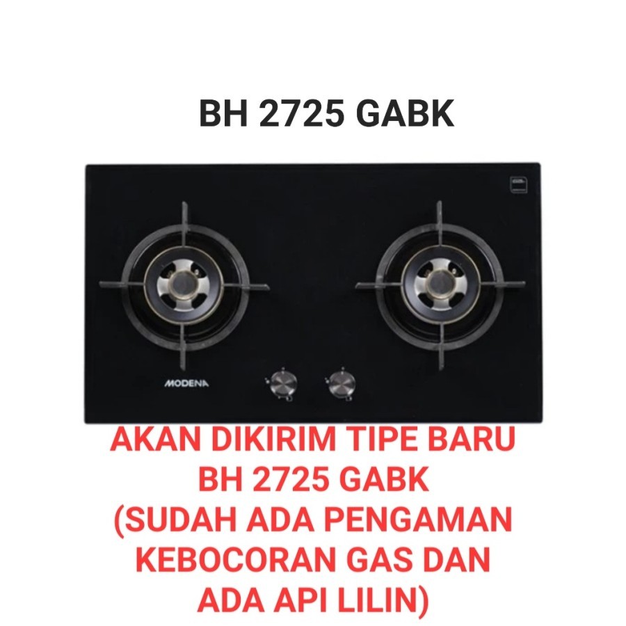 Kompor Tanam Modena Modena Kompor Tanam BH 2725GABK / 2725 GABK / BH2725GABK