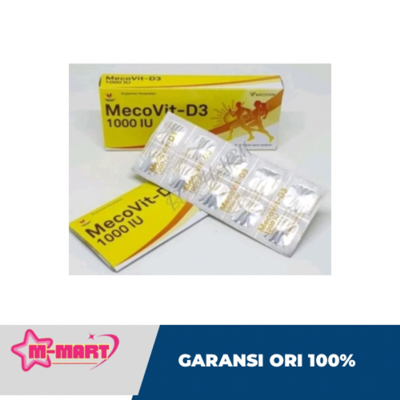 Mecovit D3 1000iu vitamin D isi 30 tablet