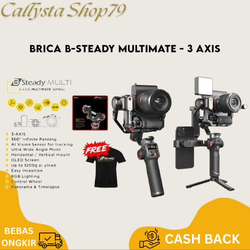 Brica B-Steady Multi 3-Axis Gimbal Stabilizer