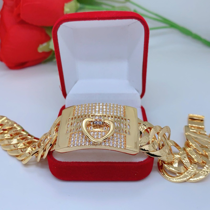 Gelang Jumbo Perhiasan Titanium Xuping Cantik Elegan