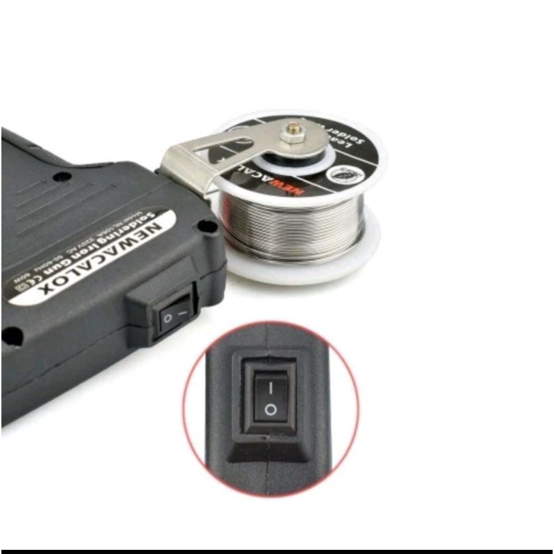 GG - soldier iron automatic tin gun 60W / soldier listrik dengan tempat timah otomatis / soldier tem