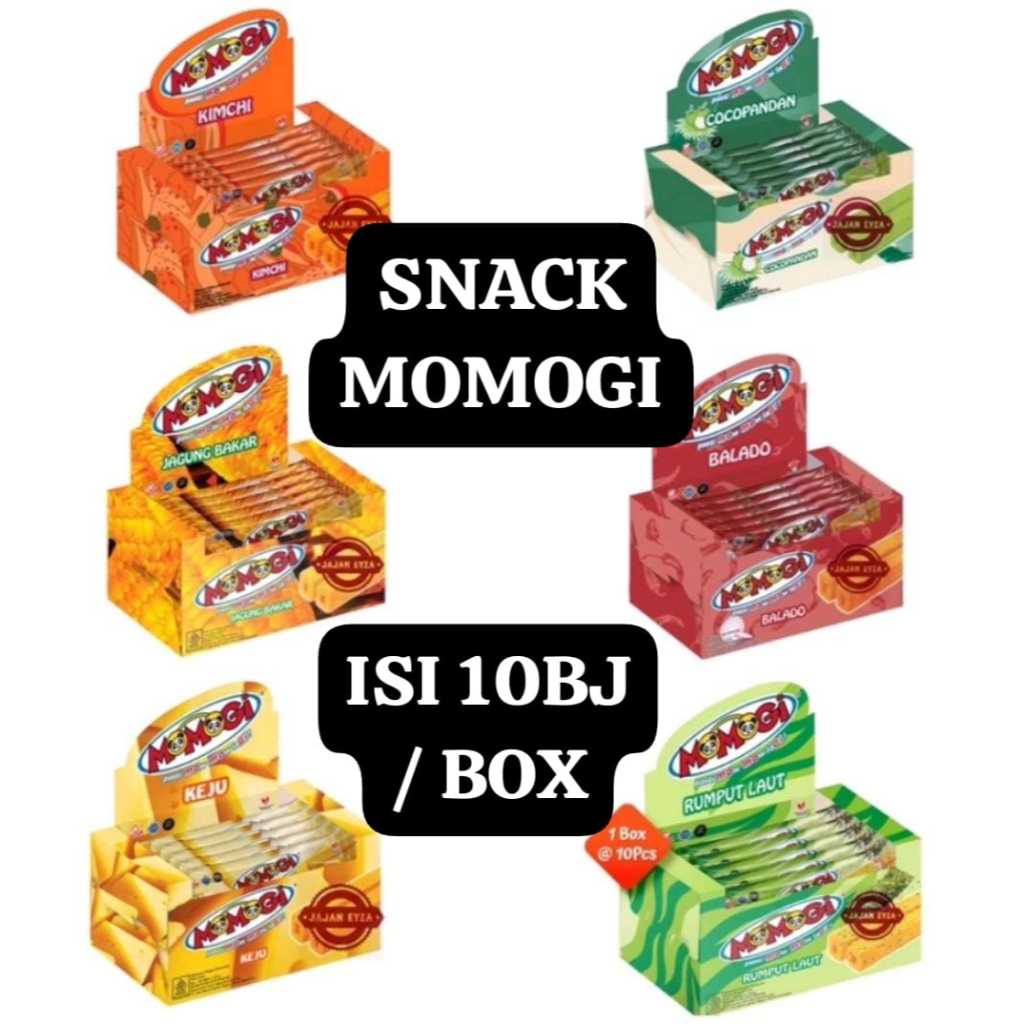 

SNACK MOMOGI 1 BOX ISI 1O PCS