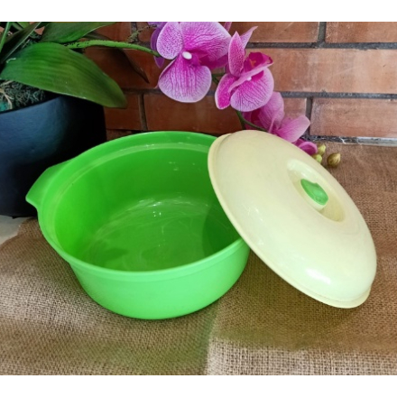Mangkok Sayur Kode 2323 / Mangkok Plastik Dilengkapi Tutup / Mangkok Kuah