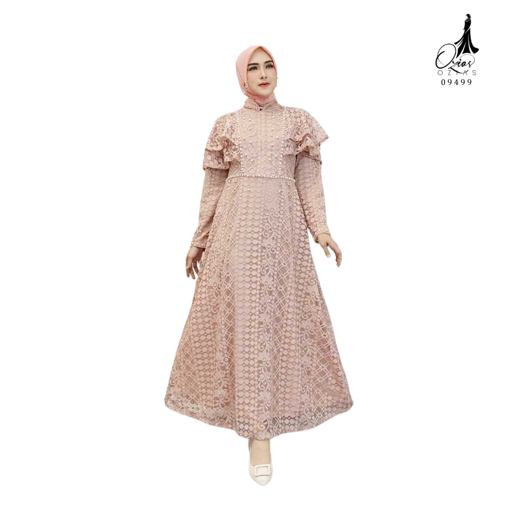 Ozias - Gamis Brokat Fimela 09499 Ld 105
