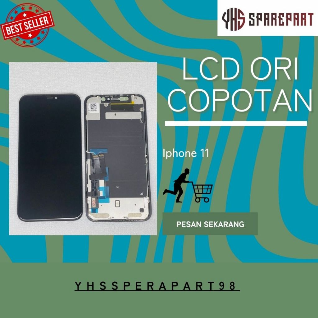 LCD Touchscreen iPhone 11/11 Pro /11 Pro Max Ori Copotan Bergaransi