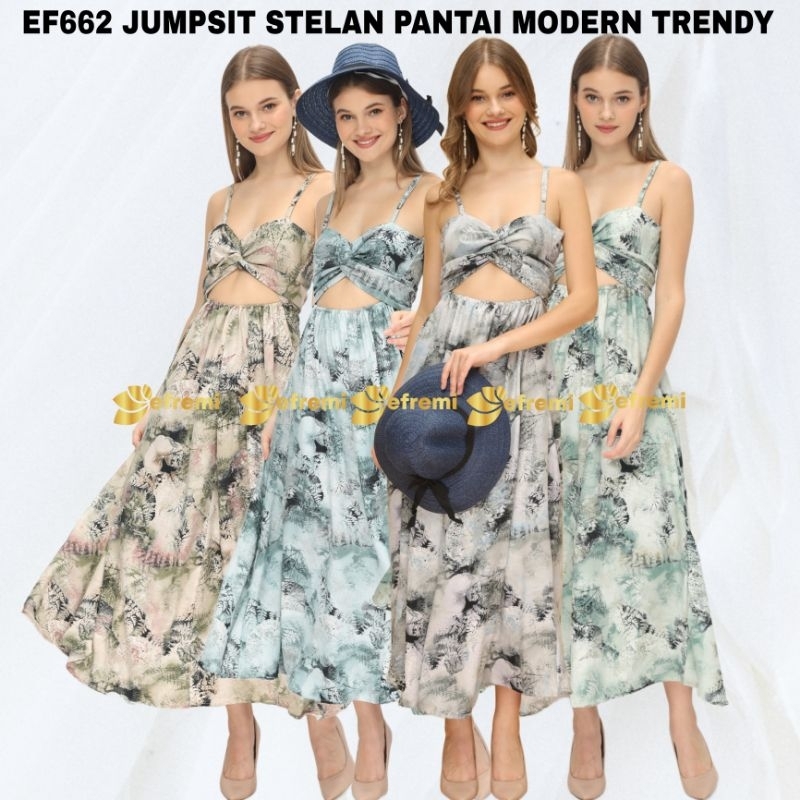 EF662 SKD BATIK DRESS PANTAI//DRESS BATIK MAXI/BATIK DRESS PREMIUM/MAXI DRESS PANTAI