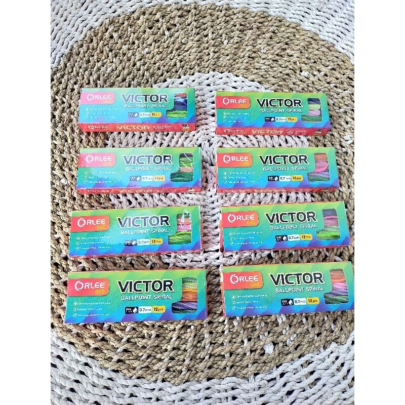 

100 PCS PAKET PULPEN ORLEE VICTOR DESAIN ULIR