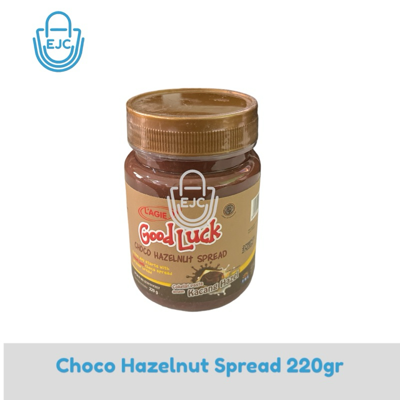 

Lagie Good Luck Choco Hazelnut Spread Coklat Pasta Dengan Kacang Hazel Toples 220gr