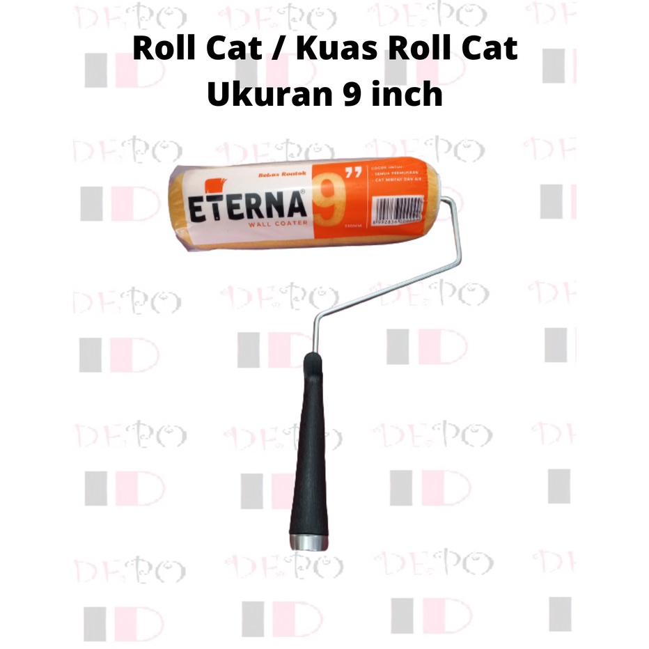 Stok terbaru Kuas Roll ETERNA 9 ETERNA Paint Roller  Kuas Roll Tembok ETERNA