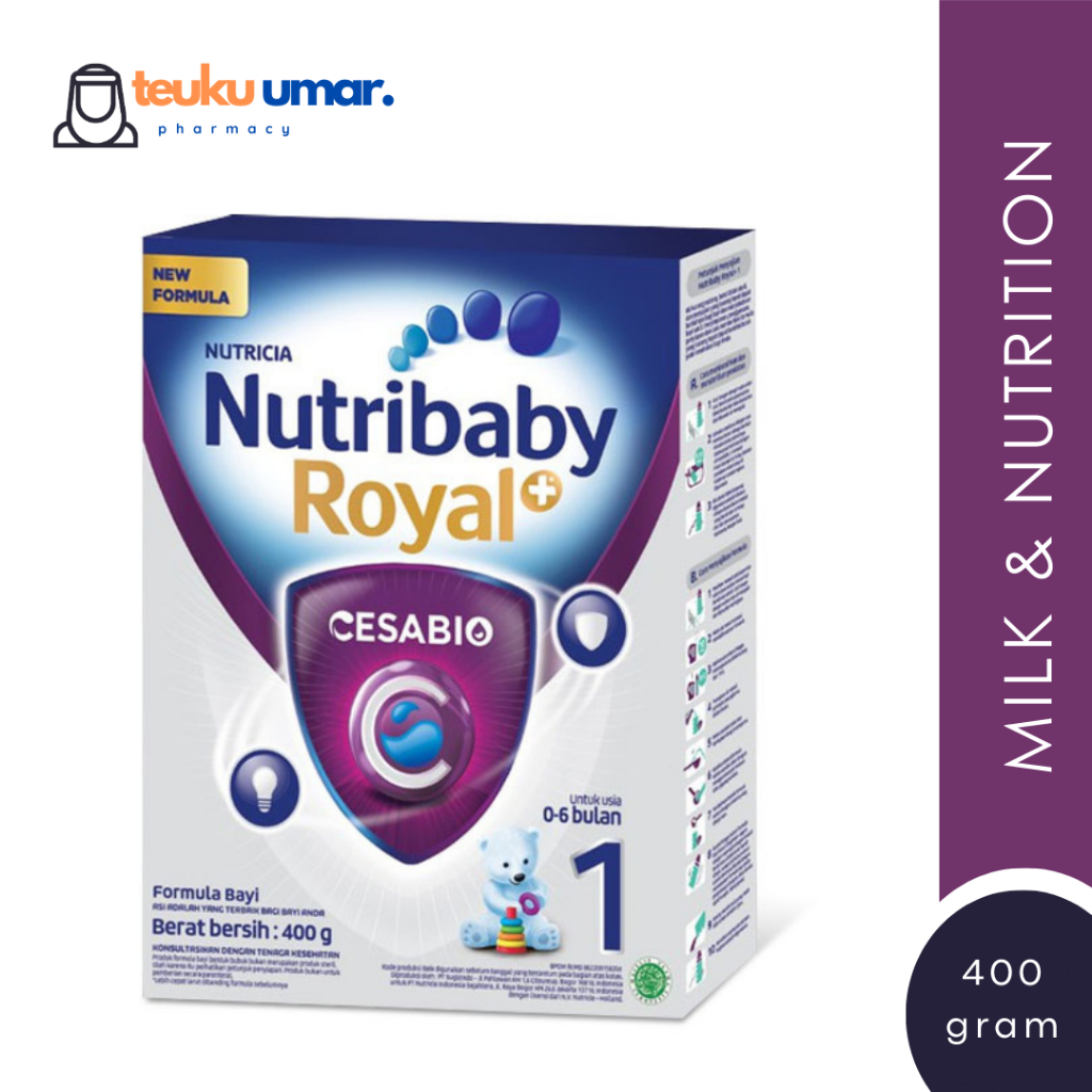 [Susu] Nutribaby Royal + Cesabio 1 Formula Bayi Bubuk untuk usia 0-6 Bulan