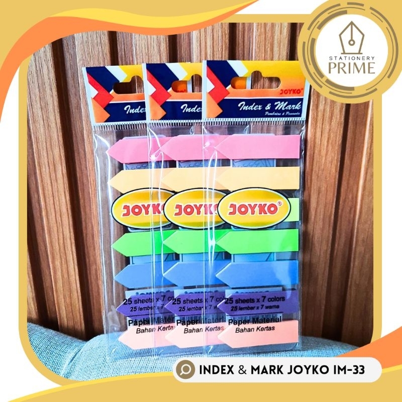 

Index & Mark / Penanda / Pembatas Kertas Joyko IM-33 ( Isi 25 Lembar )