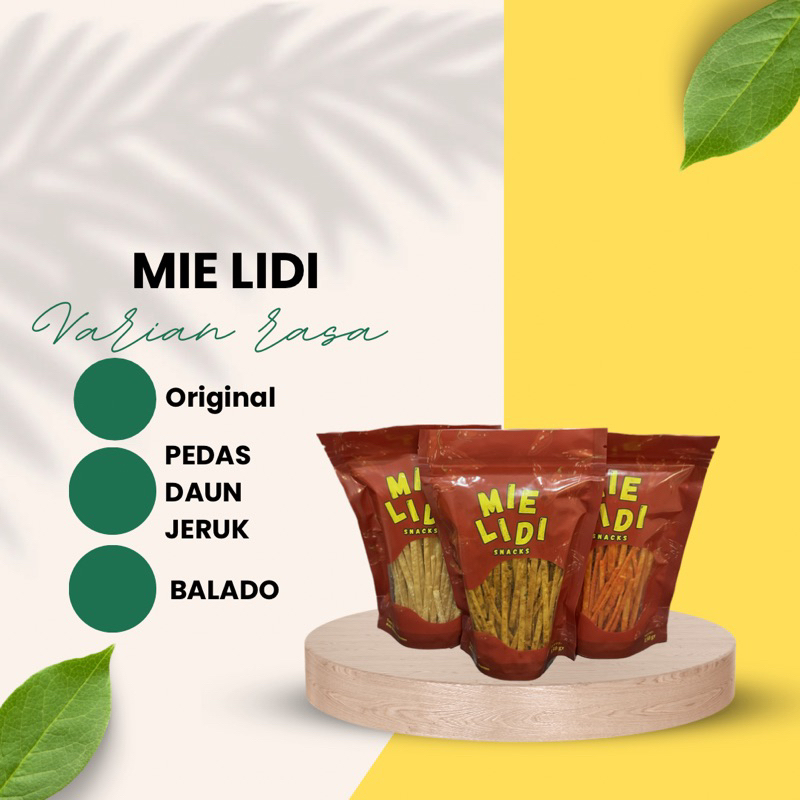 

Mie lidi pedas daun jeruk balado dan original