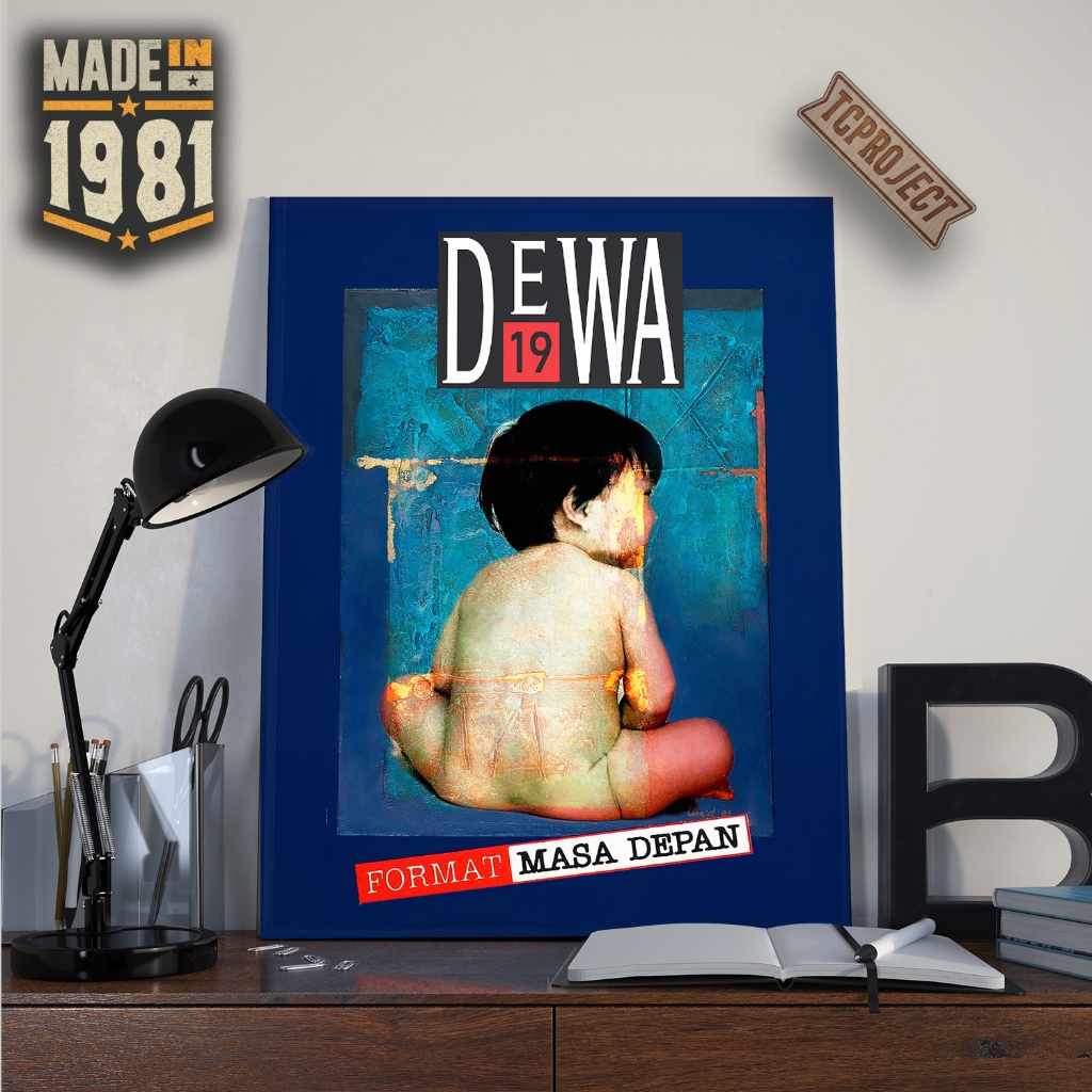 Dewa 19 Format masa depan  Poster Kayu Dekorasi Dinding Home Decor